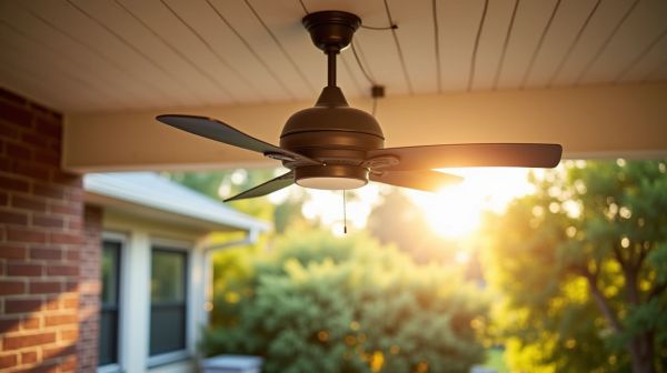 Comment un ventilateur de plafond extérieur améliore votre confort