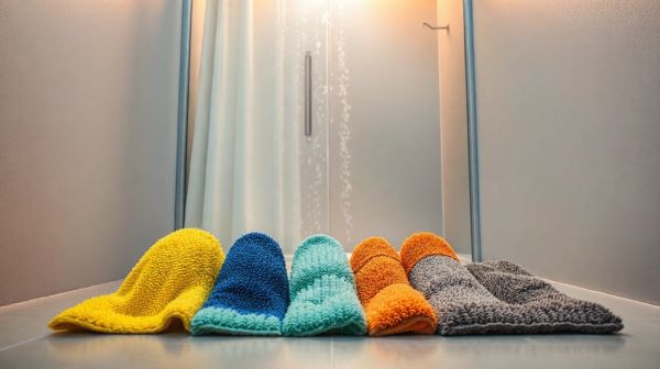 Top 5 tapis antidérapants pour une douche sécurisée