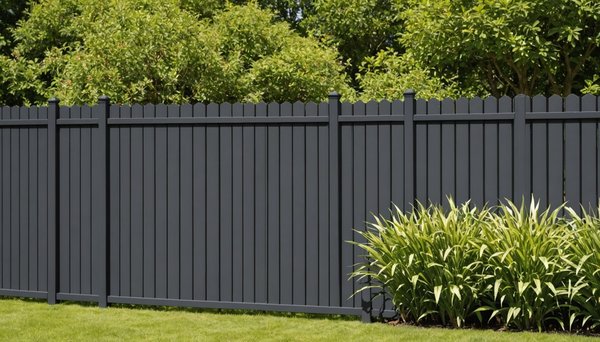 Découvrez la clôture rio anthracite 1,8m pour votre jardin